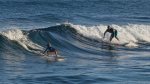Surfers in Poipu